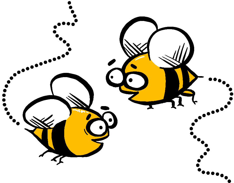 Two little bees – creating buzz